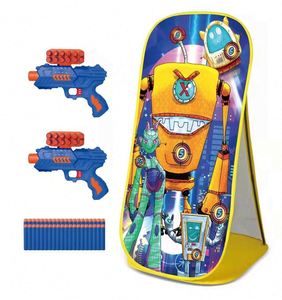 Juego de Tiro al Dinosaurio con 2 Lanzadores de Dardos y 40 Dardos de Espuma, Regalo Ideal para Niños - Product Image 4