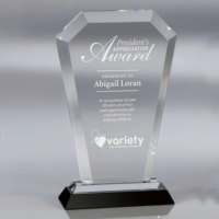 Nouvelle conception, plaque en cristal très vendue, trophée pour cadeau d'affaires, souvenir