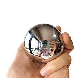 Superficie de pulido de espejo de acero inoxidable, esfera de metal hueca, en forma de bola, 89mm, 90mm, 3, 1/2 pulgadas, AISI 304, 316, 316L