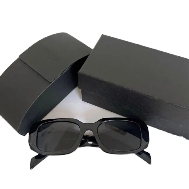 Nouvelle mode de luxe classique dur carton nuances lunettes de soleil boîtes d'emballage lunettes de soleil étuis en cuir Pu boîtes