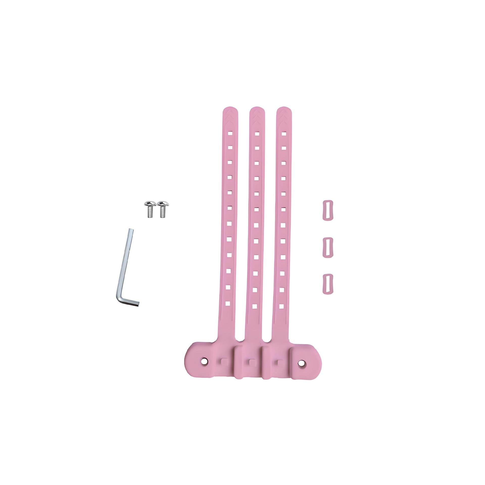 Sangle adaptateur porte-bouteille d'eau en silicone - Rose [Trois sangles]