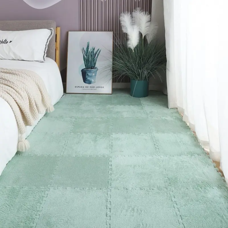 EVA puzzle tapis en mousse intérieur doux jouer tapis de verrouillage tapis de sol carrés carreaux souples