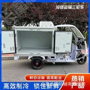 Triciclo Eléctrico Changfu de 48V, Furgoneta Refrigerada Cerrada para Entrega de Alimentos y Transporte de Vegetales - Product Image 5