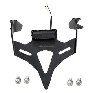 Plaquita TCMT XF140457 cola Fender eliminador de titular de placa de licencia para <span class=keywords><strong>Honda</strong></span> <span class=keywords><strong>CB650R</strong></span> CBR650R 19-20 negro - Product Image 1