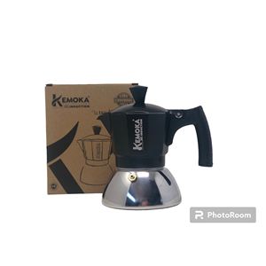 Caffettiera a induzione Kemoka da 2 tazze per uso su piano cottura - Product Image 1