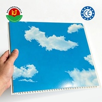 Panneau de plafond en PVC plastique moderne imperméable à l'eau, marque privée OEM, pour projets hôteliers et bureaux au Guatemala