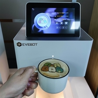 EB-FC1 Nouvelle imprimante à plat semi-automatique couleur pour café et aliments avec encre comestible certifiée CE pour utilisation en réception d'hôtel