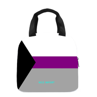 Demifluid Rainbow Sac à lunch réutilisable pour femmes et hommes, sac isotherme pour le travail, le pique-nique, l'école ou les voyages