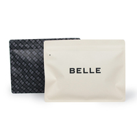 Sachet Ziplock Personnalisé en Papier Kraft Mat Beige pour Emballage de Sous-Vêtements, Sacs en Papier Refermables à Fermeture Automatique pour Vêtements
