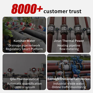 مقياس تدفق كهرومغناطيسي رقمي صيني بتصنيع معتمد ISO9001، مقياس تدفق DN80 للسوائل والمياه يعمل بالبطارية - Product Image 5