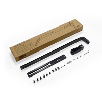 Support de lampe d'aquarium WEEKAQUA DJ-L-20B en alliage d'aluminium, support de lampe d'aquarium à monter soi-même