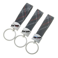 Chaveiro para carro, chaveiro em branco com tecido oxford para mercedes benz amg audi sline bmw m///