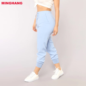 Conception de base Élastique Ceinture <span class=keywords><strong>Ample</strong></span> Jambe Jogger <span class=keywords><strong>Pantalon</strong></span> Femmes - Product Image 3