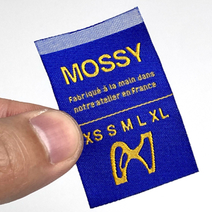 Nueva Etiqueta de ropa, etiquetas personalizadas para marca, etiquetas de ropa personalizadas, etiqueta tejida personalizada para ropa - Product Image 1