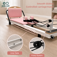 Stock local entrepôt USA : Équipement d'entraînement de yoga, lit pliant en métal, machine de Pilates Reformer pliable pour fitness domestique