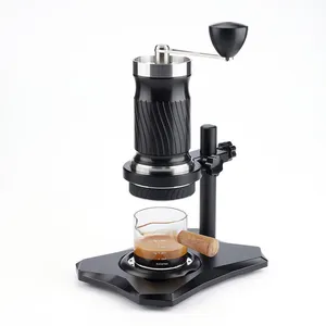 New Design Handheld Manual Coffee Maker Much More Creamy Hand Make Coffee Maker Black Factory Price Portable Stainless Steel
