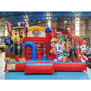 Castello Gonfiabile Professionale Paw Patrol con Scivolo in PVC Resistente per Noleggio Feste per Bambini - Product Image 3