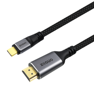 สายเคเบิล8K 60HZ USB <span class=keywords><strong>C</strong></span> เป็น <span class=keywords><strong>HDMI</strong></span> 2.1 HDR Thunderbolt 4/3เข้ากันได้กับสาย <span class=keywords><strong>HDMI</strong></span> - Product Image 1