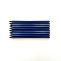 Vente directe du fabricant, crayon promotionnel standard Shengyada écologique en bois noir bleu HB, aiguisé, avec impression UV