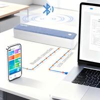 NETUM A4 Mini Printer Thermal Nirkabel Portabel Baterai 1500mAh Kompatibel ESC/POS Kecepatan Tinggi Garansi 1 Tahun Penggunaan Kantor Mobile