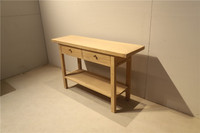 Vente directe d'usine meubles chinois en gros meubles de salon en bois antiques table console à deux tiroirs en bois récupéré