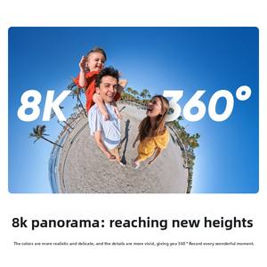 Caméra sportive panoramique Insta360 X5 8K avec stabilisation anti-vibrations, charge rapide, sans écran, pour la conduite à moto, la diffusion en direct en extérieur - Product Image 4