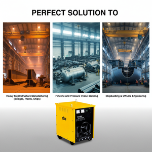 Machine à souder ZXE1-400/315 de qualité supérieure, hautement recommandée, garantie 1 an, pour acier au carbone, modes AC/DC doubles, compatible - Product Image 5