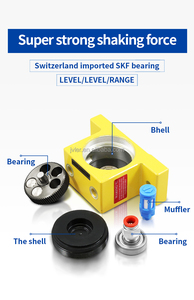 फ़ीड सामग्री कन्वेयर वाइब्रेटिंग स्क्रीनिंग वाइब्रेटिंग हॉपर एयर हैमर एल्यूमीनियम मिश्र धातु सामग्री के साथ वायवीय टरबाइन वाइब्रेटर - Product Image 6