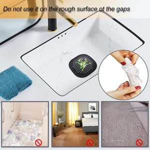 Silicone Hair Catcher Wholesale Premium Silicone Shower Cover Collapsible Hair Stopper Bathroom Kitchen Sink - Product Image 3