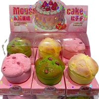 Jouet Squishy Hamburger Réaliste, Mignon, Sensoriel, à Remontée Lente, Anti-Stress, en PU Écologique pour Enfants et Adultes
