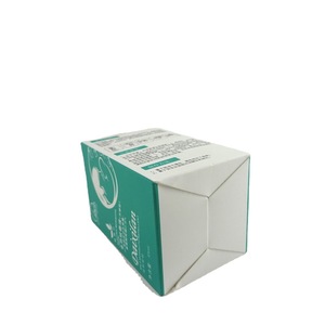 Caja de cartón plegable Must Go, 350 g/m², kraft y blanca, disponible con impresión de logotipo, caja de embalaje para lotes pequeños BS-036 - Product Image 2
