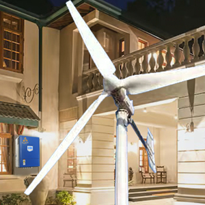 กังหันลมผลิตไฟฟ้า 5KW 220V เครื่องกำเนิดไฟฟ้าพลังงานลม 20KW กังหันลม 10000W กังหันลมผลิตไฟฟ้า หรือที่เรียกว่ากังหันลม 10KW AR6.0-20KW - Product Image 2