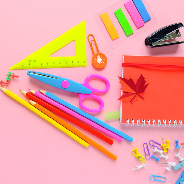 Safety kid plastic scissor DIY craft zigzag scissors for paper cutting