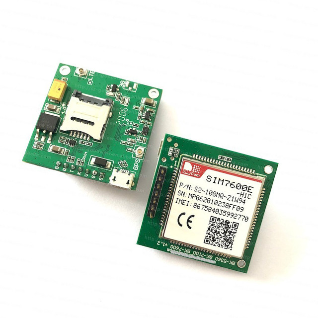 4g lte module sim7600e-h1c board sim7600eh1c simcom high speed low cost 4g cat4 lte wireless module SIM7600E-H1C board