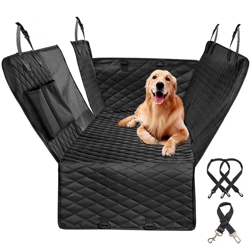Juice Pet Brand Manufacturer Car Seat Cover For Pets 100% Waterproof Hammock 600D Free Seat Belt Dog Car Seat Cover