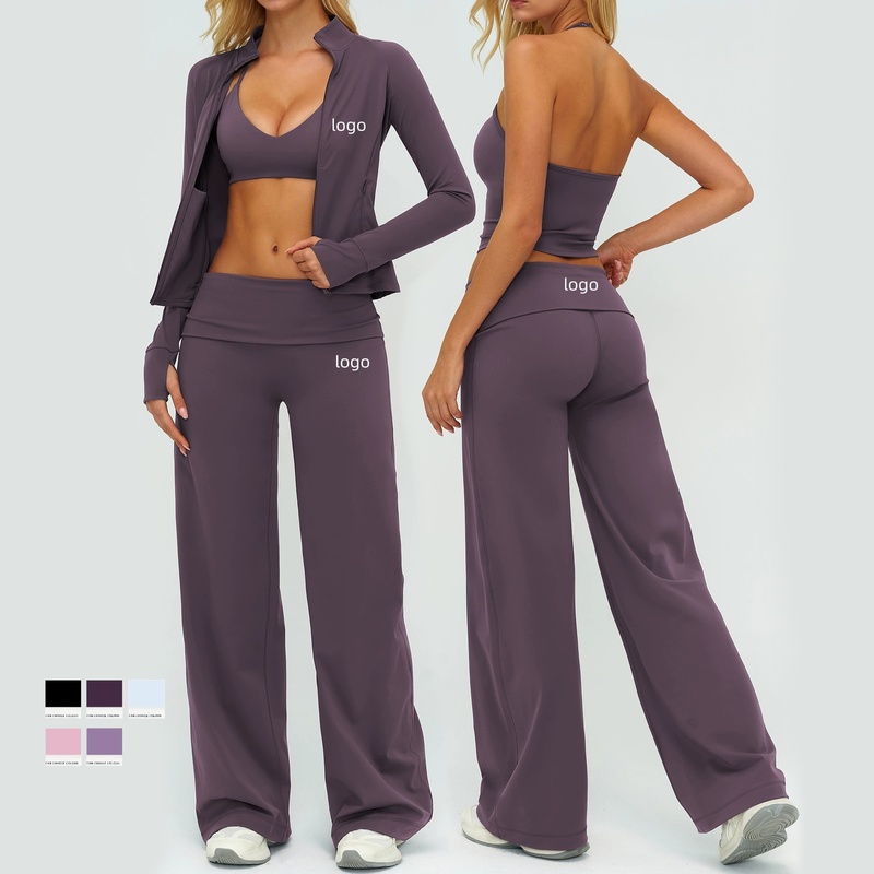 2PCS Womens Gym Fitness Sets Clothing