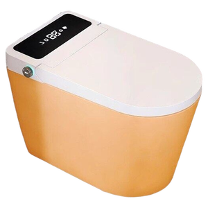 WC Smart Allungato Nero di Alta Qualità con Serbatoio Integrato, Scarico a S/P, Sedile Riscaldato, Telecomando, Montaggio a Pavimento, Senza Pressione dell'Acqua - Product Image 6