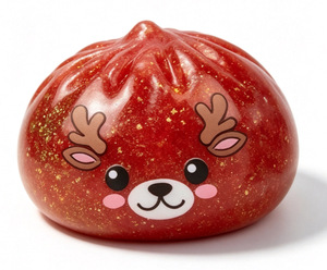 Juguete suave de reno navideño brillante, juguete de peluche para la punta de los dedos, juguete sensorial antiestrés - Product Image 6