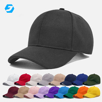 Casquettes de baseball en coton à 6 panneaux pour hommes et femmes, logo brodé 3D personnalisé, chapeaux de sport non structurés réglables JFB4
