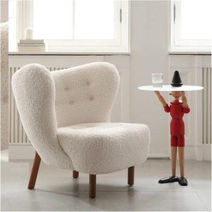 Sofá Convertible Estilo Crema, Moderno, de Terciopelo, para Sala de Estar y Dormitorio de Apartamento - Product Image 1
