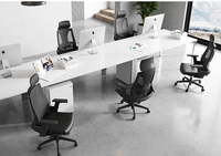Chaise de bureau confortable et bon marché, chaise de bureau pivotante en maille, chaise de direction ergonomique