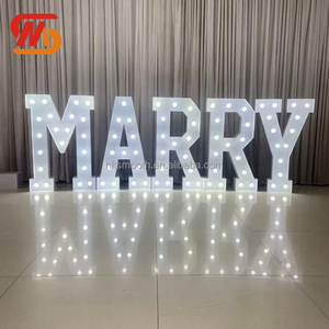 SMOOTH Wholesale Custom Factory Direct Large <b>LED</b> Letter Number <b>Lights</b> Durable Event Lamps - Product Image 3