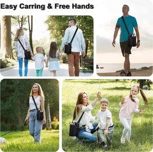 Sac à bandoulière isotherme pour la randonnée, le camping, la marche, les voyages, la pêche, avec bandoulière - Product Image 6