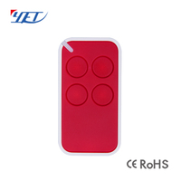 Télécommande universelle sans fil YET2112 ABS 4 boutons pour porte de garage