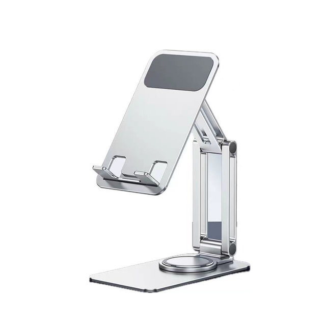 High Quality Metal Aluminium Alloy Foldable Portable 360 Degree Rotation Phone Stand Tablet Holder Bracket Home Office