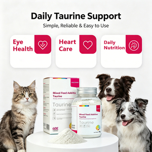 Suplementos de Salud para Mascotas Waylemo, Taurina en Polvo para <span class=keywords><strong>Perros</strong></span> y Gatos, Vitaminas para la Salud de Ojos, Corazón y Cerebro con Vitamina <span class=keywords><strong>B</strong></span>, Sabor a Pollo - Product Image 3