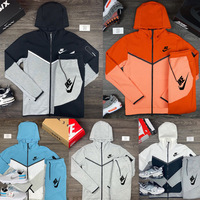 Hot Hoodies Bán Buôn Người Đàn Ông Quần Áo Hai Mảnh Chạy Bộ Tracksuit Set Nam Hoodies & Áo Nỉ Trang Phục Giản Dị Cho Nam Thể Thao