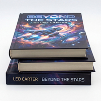 Service d'impression de livres cartonnés sur mesure avec reliure cousue et plastification – Livre illustré sur l'art de la galaxie spatiale et de la vie marine