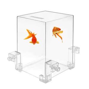 Op maat gemaakte moderne acryl vislift, omgekeerde <span class=keywords><strong>aquarium</strong></span> vacuüm vistoren, uitbreiding van zwem <span class=keywords><strong>aquarium</strong></span> accessoires - Product Image 1