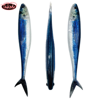 Leurre de pêche TAKEDO 3D Live Fish Painting, 12,5 cm, 16 cm, 19 cm, appât de pêche souple lumineux, queue de ciseaux, pour thon, bar, pêche en mer
